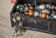Antique Jewelry In Casket
