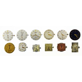 Lot Of 12 Vintage Longines Mens Mechanical Watch Movements Cal PARTS REPAIR