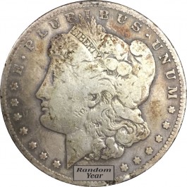 Random Year $1 Cull Morgan Silver Dollars Full Date No Holes 1878-1904
