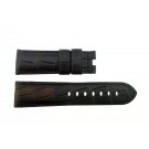 Genuine Panerai Tapered 24mm 24-22mm Black Leather Watch Strap OEM