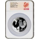 2017 $5 Tokelau Proof Year Of The Rooster 1 oz .999 Silver NGC PF70 UC ER